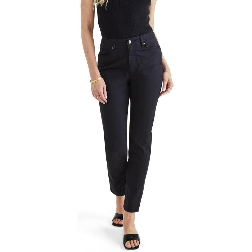 imageDockers Womens Slim Fit High Rise Jean Cut PantsBeautiful Black
