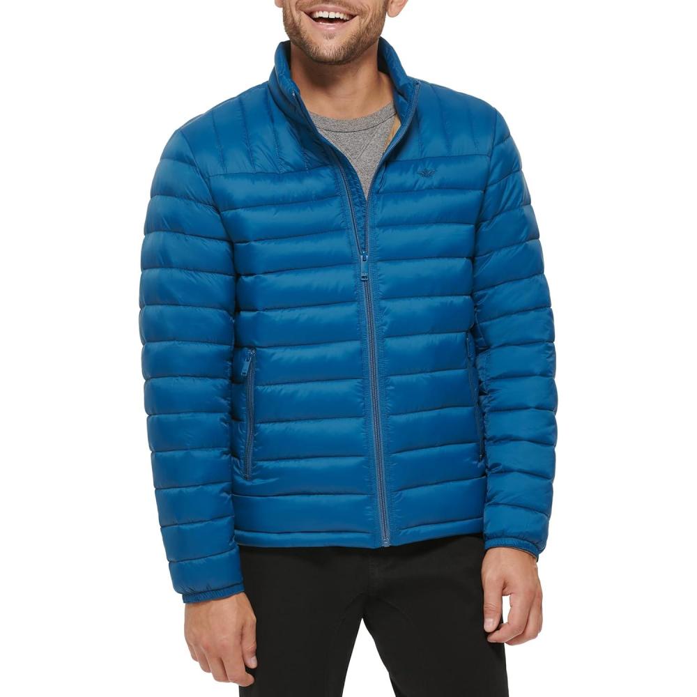 imageDockers mens Classic Ultra Loft Packable Puffer JacketPoseidon