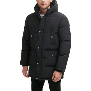 DOCKERS Men’s Arctic Cloth Heavyweight Parka(Black)