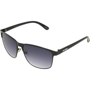DOCKERS Men’s Carter Sunglasses Square, Black, 54mm(Black)