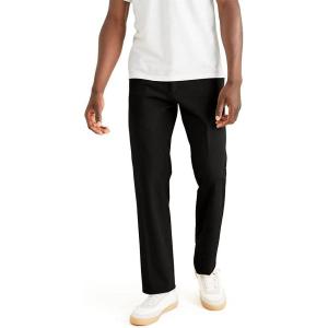 DOCKERS Men’s City Trouser Classic Fit Smart 360 Tech Pants(Mineral Black)