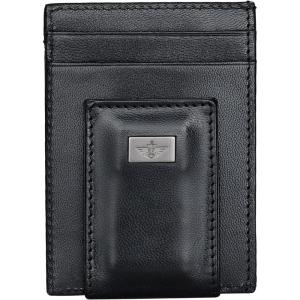 DOCKERS Men’s Front Pocket Wallet(Black Ornament)