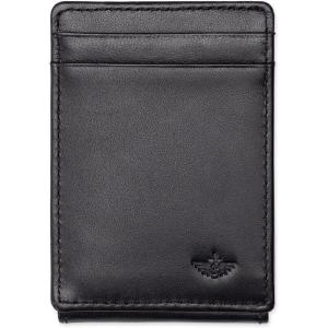 DOCKERS Men’s Front Pocket Wallet(Sleek Black)
