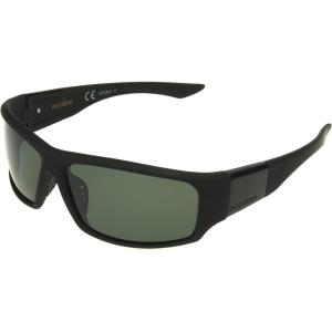 DOCKERS Men’s Gavin Sunglasses Polarized Wrap, Black, 57mm(Black)