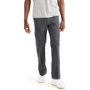 DOCKERS Men’s Go-to Cargo Straight Fit Smart 360 Flex Pants (Standard and Big & Tall)(Burma Grey)