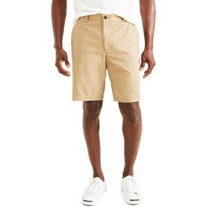 DOCKERS Mens Perfect Short Classic Fit 8″(Sand Dune Khaki)