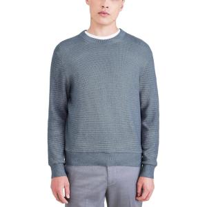 DOCKERS Men’s Regular Fit Long Sleeve Crewneck Sweater(Blue Fusion)