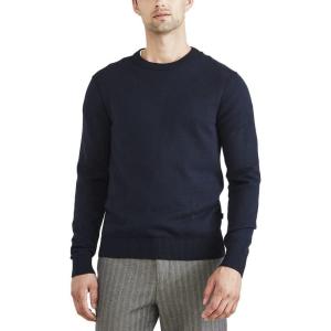 DOCKERS Men’s Regular Fit Long Sleeve Crewneck Sweater(Navy Blazer)