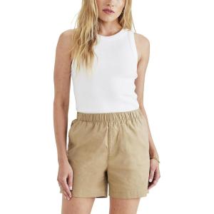 DOCKERS Women’s Rib Tank Slim Fit with Loft Knit(Lucent White)