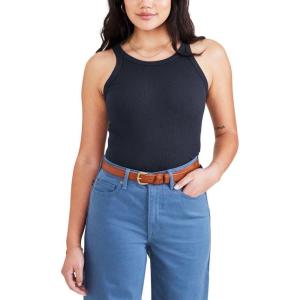 DOCKERS Women’s Slim Favorite Knit Tank Top Shirt(Navy Blazer (Rib))