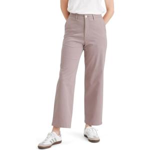DOCKERS Womens Straight Fit High Rise Weekend Chino Pants((New) Fawn)