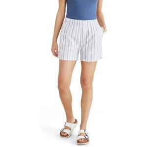 DOCKERS Womens Weekend Pull on Shorts(Oceanview Blue – Fay Stripe)