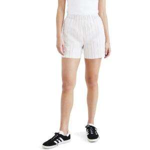 DOCKERS Womens Weekend Pull on Shorts(Shara Khaki – Fay Stripe)