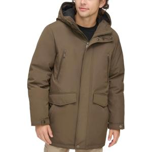 DOCKERS mens Arctic Cloth Heavyweight Parka Jacket(Fern Flat Front)