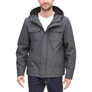 DOCKERS mens Arctic Cloth Sherpa Storm Jacket(Graphite Heather Soft Shell)