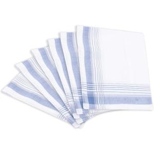 DOCKERS mens Cotton Handkerchiefs Gift Set Fashion and Classic(Plaid)