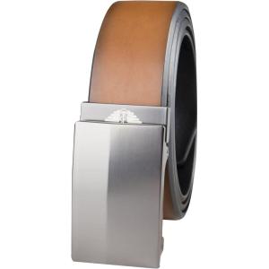 DOCKERS mens Custom Fit Belts-with Track Pressure Locking Buckle Technology(Tan)
