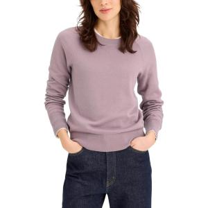 DOCKERS womens Women’s Crewneck Sweater Regular Fit(Toadstool)