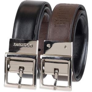 Dockers Boys’ 2-in-1 Reversible Belt – Versatile for School, Casual & Dress Wear(Black/Brown)