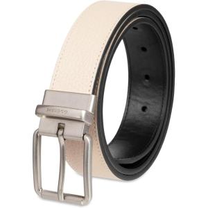 Dockers Men’s 2-in-1 Reversible Everyday Casual Versatile Belt (Regular and Big & Tall Sizing)(Beige/Black)