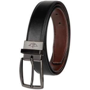 Dockers Men’s 2-in-1 Reversible Everyday Casual Versatile Belt (Regular and Big & Tall Sizing)(Black/Tan)