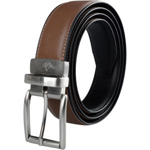 Dockers Men’s 2-in-1 Reversible Everyday Casual Versatile Belt (Regular and Big & Tall Sizing)(Cognac/Black Stretch)