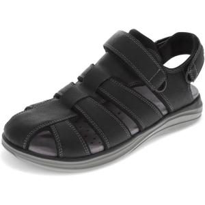 Dockers Men’s Byrd Fisherman Sandal(Black)
