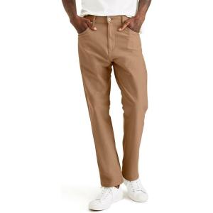 Dockers Men’s Comfort Knit Jean Cut Straight Fit Smart 360 Knit Pants(Foxtrot Brown (Waterless))