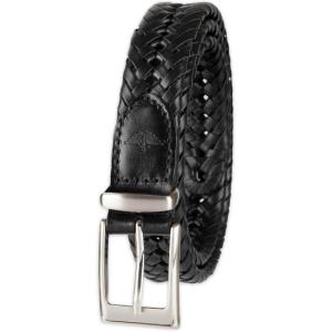 Dockers Men’s Leather Braided Fully Adjustable Belt(Black Lace)