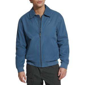 Dockers Men’s Microtwill Golf Bomber Jacket(Blue Horizon Unfilled)