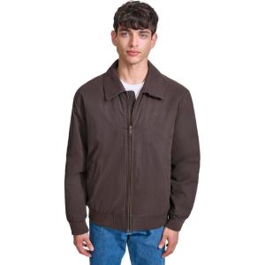 Dockers Men’s Microtwill Golf Bomber Jacket(Molasses Filled)