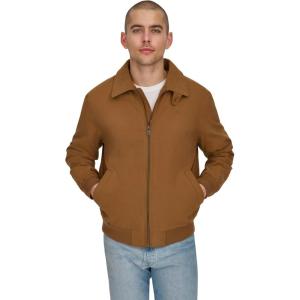 Dockers Men’s Microtwill Golf Bomber Jacket(Moroccan Brown Filled)
