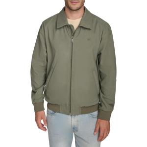 Dockers Men’s Microtwill Golf Bomber Jacket(Tea Leaf Unfilled)