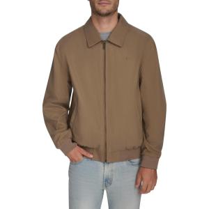 Dockers Men’s Microtwill Golf Bomber Jacket(Walnut Unfilled)
