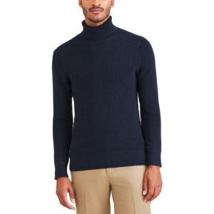 Dockers Men’s Regular Fit Long Sleeve Turtleneck Sweater(Navy Blazer)