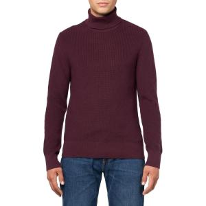 Dockers Men’s Regular Fit Long Sleeve Turtleneck Sweater((New) Winetasting)