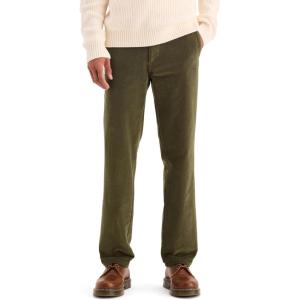 Dockers Men’s Relaxed Fit Comfort Khaki Pants – Pleated(Dark Moss)