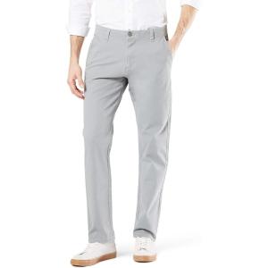 Dockers Men’s Relaxed Fit Comfort Khaki Pants – Pleated(Wet Stone)