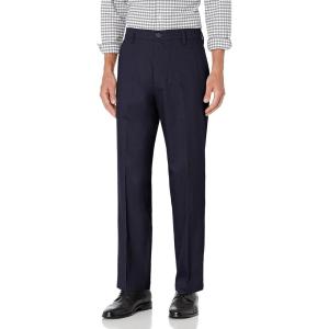 Dockers Men’s Relaxed Fit Signature Khaki Lux Cotton Stretch Pants(Dockers Navy)