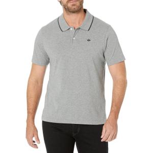 Dockers Mens Short Sleeve Perfect Performance Polo (Regular and Big & Tall)((New) Gray Heather)
