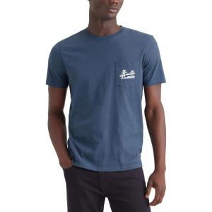 Dockers Men’s Slim Fit Short Sleeve Graphic Tee Shirt – Legacy (Standard and Big & Tall)(Bridge Pocket Vintage Indigo)