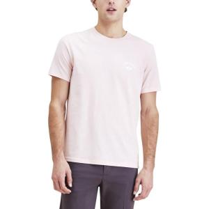 Dockers Men’s Slim Fit Short Sleeve Graphic Tee Shirt – Legacy (Standard and Big & Tall)(Rose Quartz Pink)