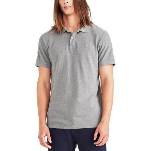 Dockers Men’s Slim Fit Short Sleeve Polo(Gray Heather)
