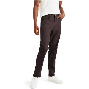 Dockers Men’s Straight Fit Jean Cut All Seasons Tech Pants(Decadent Chocolate Brown)