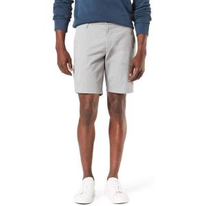 Dockers Men’s Straight Fit Supreme Flex Ultimate 9.5″ Shorts(Foil Grey)