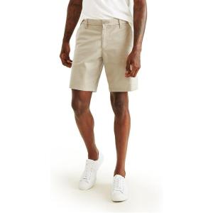 Dockers Men’s Straight Fit Supreme Flex Ultimate 9.5″ Shorts(Porcelain Khaki)