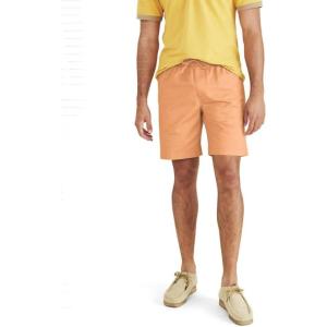 Dockers Men’s Ultimate Straight Fit 7.5″ Pull on Shorts with Supreme Flex(Dusted Clay (Twill))