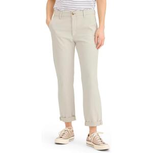 Dockers Womens Dockers® Women’s Weekend Chino Mid-Rise Slim(Silver Birch)