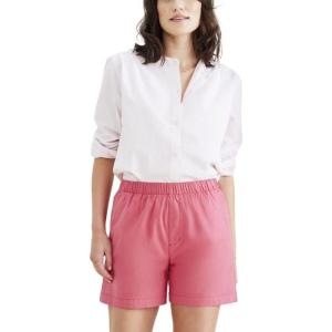 Dockers Women’s Regular Fit Long Sleeve Button Down Shirt(Rose Quartz Pink – End on End (Poplin))