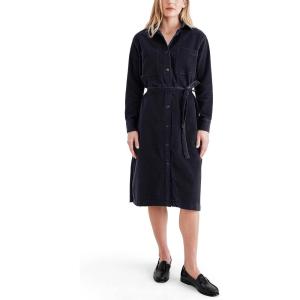 Dockers Women’s Relaxed Fit Long Sleeve Dress(Navy Blazer (Corduroy))